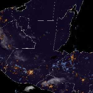 météo tropicale : Image satellite .