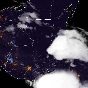 météo tropicale : Image satellite .