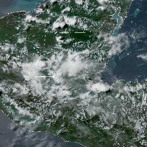 météo tropicale : Image satellite .