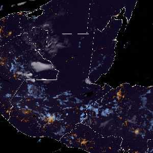météo tropicale : Image satellite .