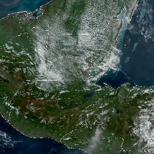 météo tropicale : Image satellite .