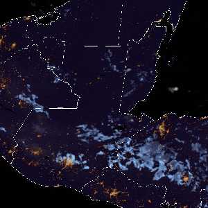 météo tropicale : Image satellite .