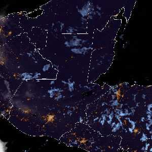 météo tropicale : Image satellite .