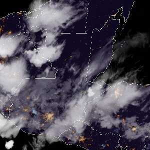 météo tropicale : Image satellite .