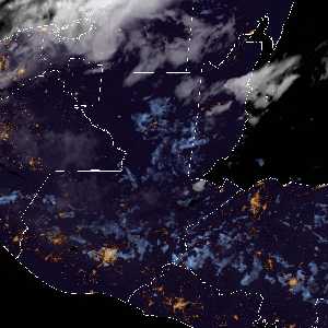 météo tropicale : Image satellite .
