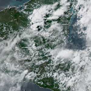 météo tropicale : Image satellite .