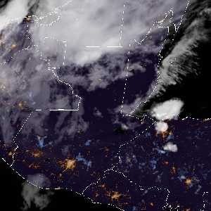 météo tropicale : Image satellite .