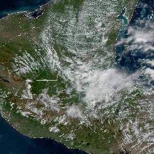 météo tropicale : Image satellite .