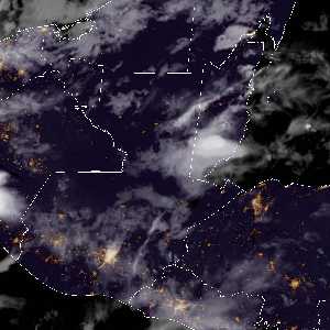 météo tropicale : Image satellite .