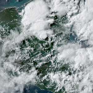 météo tropicale : Image satellite .