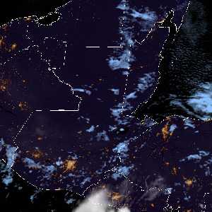 météo tropicale : Image satellite .