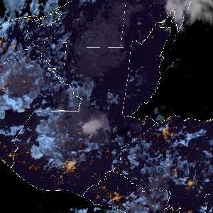 météo tropicale : Image satellite .
