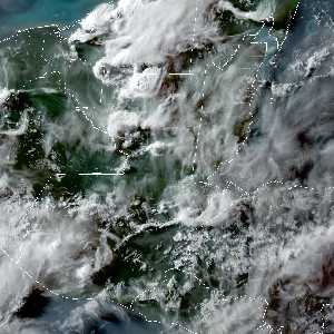 météo tropicale : Image satellite .