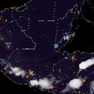 météo tropicale : Image satellite .