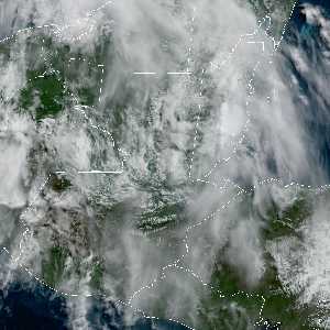 météo tropicale : Image satellite .
