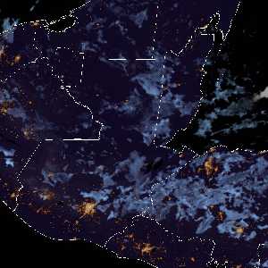 météo tropicale : Image satellite .