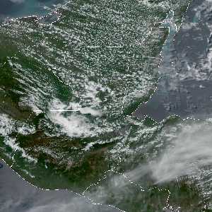 météo tropicale : Image satellite .