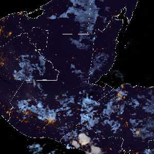 météo tropicale : Image satellite .
