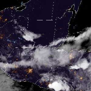 météo tropicale : Image satellite .