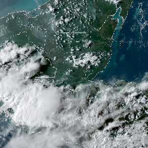 météo tropicale : Image satellite .