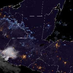météo tropicale : Image satellite .