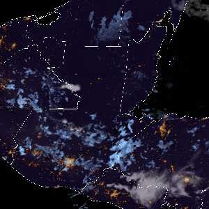météo tropicale : Image satellite .