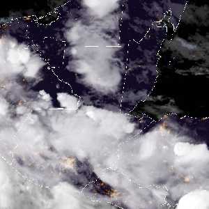 météo tropicale : Image satellite .