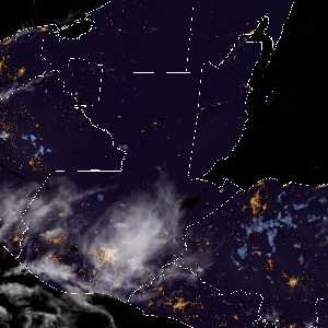 météo tropicale : Image satellite .