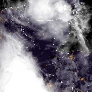 météo tropicale : Image satellite .