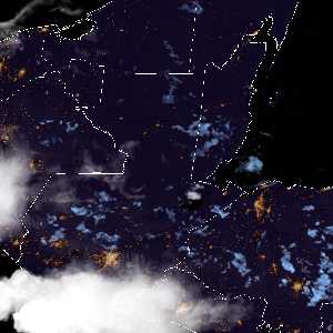 météo tropicale : Image satellite .
