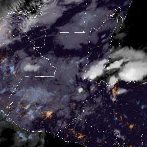 météo tropicale : Image satellite .