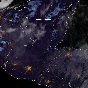 météo tropicale : Image satellite .