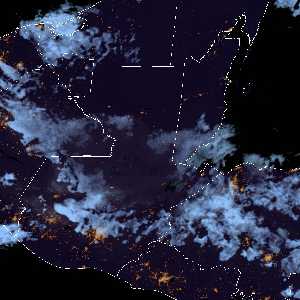 météo tropicale : Image satellite .