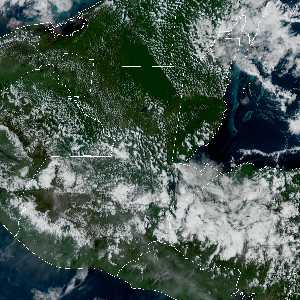 météo tropicale : Image satellite .
