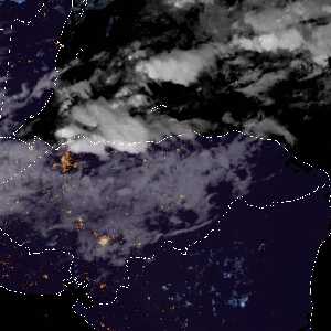 météo tropicale : Image satellite .