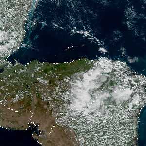 météo tropicale : Image satellite .