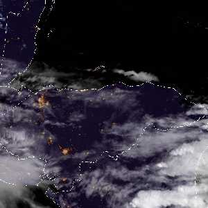 météo tropicale : Image satellite .