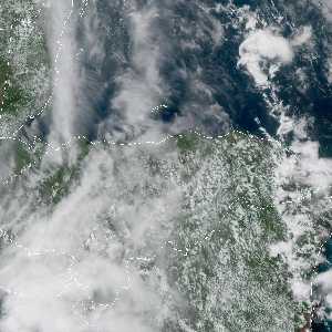 météo tropicale : Image satellite .