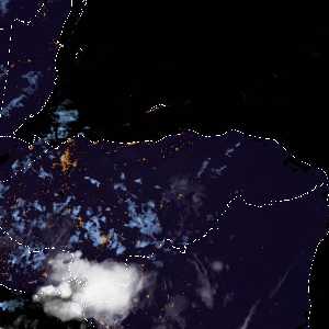 météo tropicale : Image satellite .