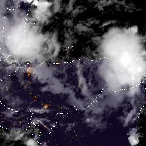 météo tropicale : Image satellite .
