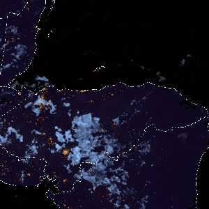 météo tropicale : Image satellite .