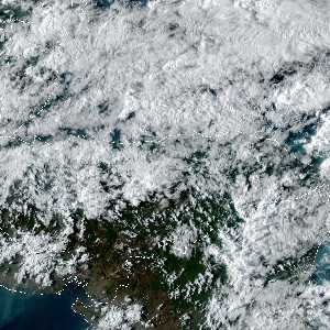 météo tropicale : Image satellite .