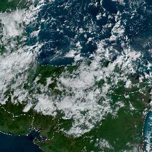 météo tropicale : Image satellite .