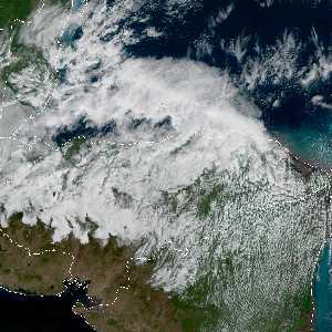 météo tropicale : Image satellite .