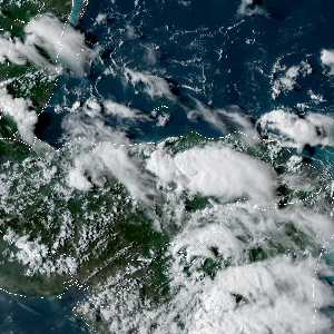 météo tropicale : Image satellite .