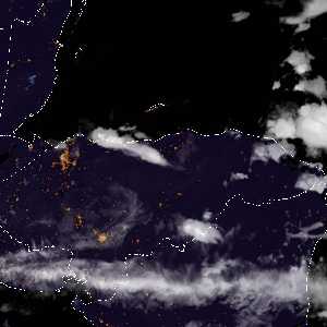 météo tropicale : Image satellite .