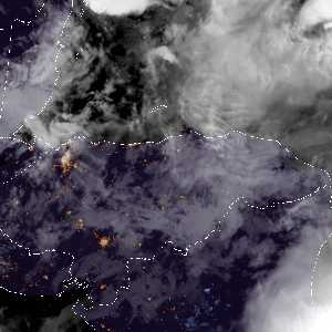 météo tropicale : Image satellite .