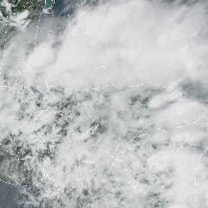 météo tropicale : Image satellite .