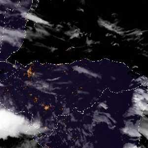 météo tropicale : Image satellite .