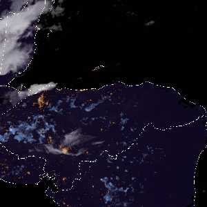 météo tropicale : Image satellite .